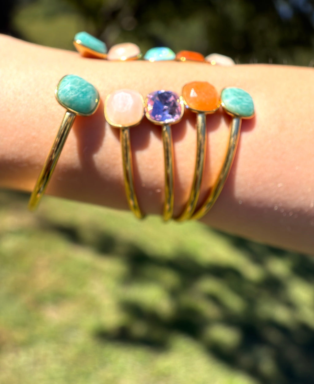 Gemstone Glow Mystery Cuff