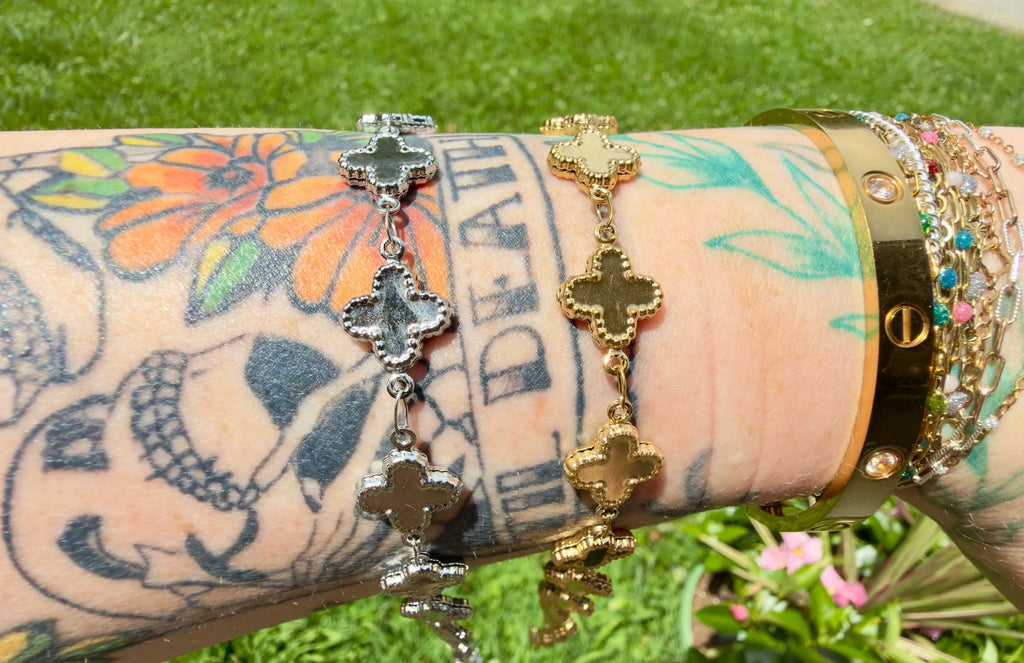 Luxe Clover Collection | 14K PVD GOLD & 304 STAINLESS STEEL SILVER