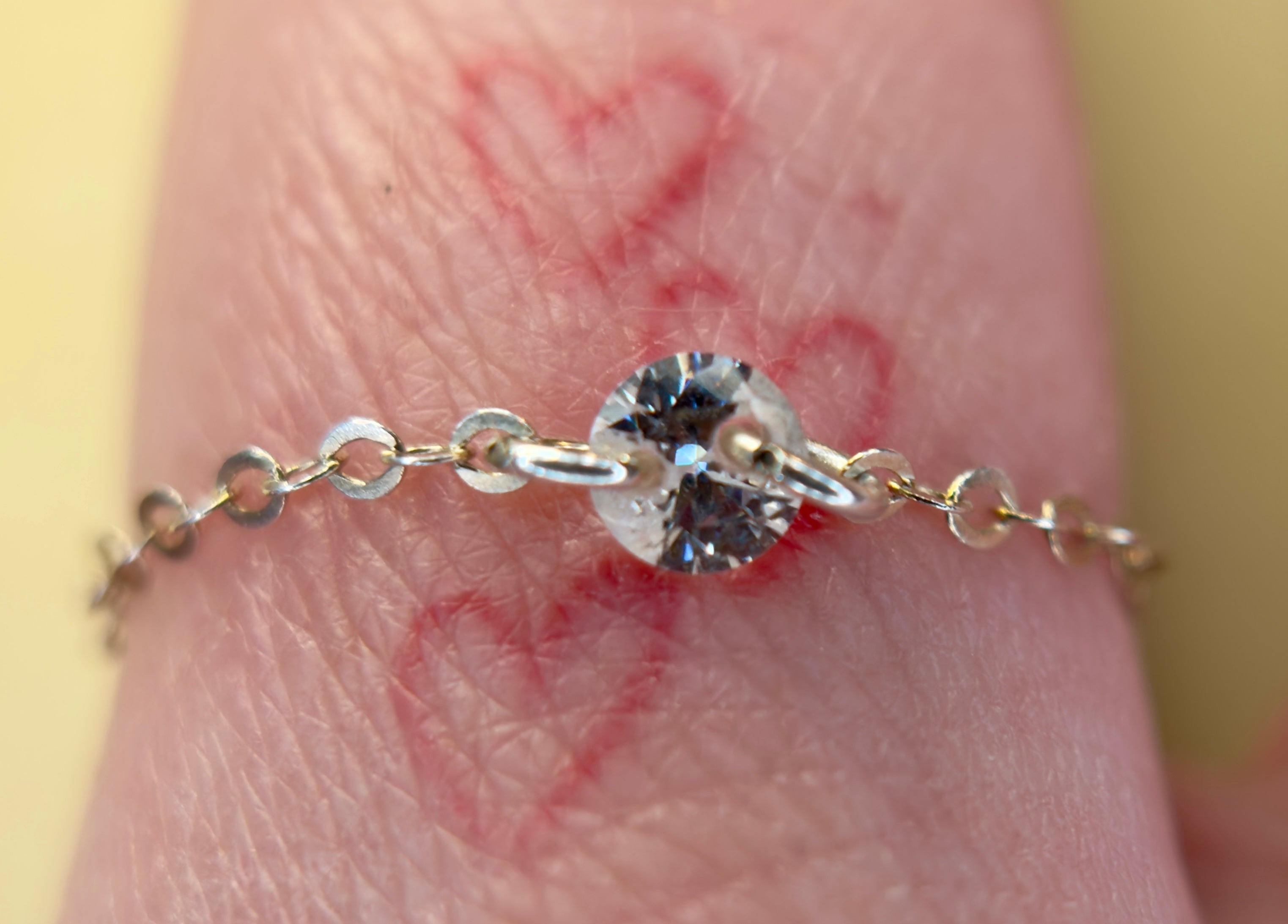 Luxe Link|Triple CZ Connector Charm | Pre-Drilled • Permanent Jewelry Ready