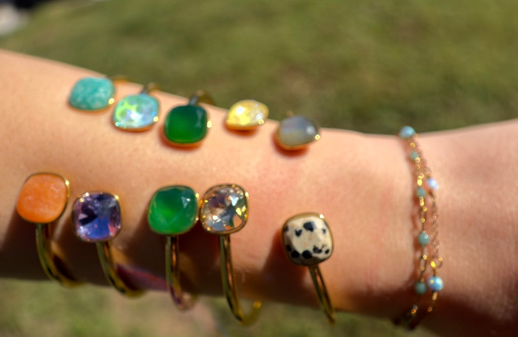 Gemstone Glow Mystery Cuff