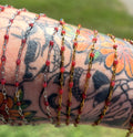 Scarlet Stardust — Iridescent Red Glitter Chain
