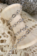 Sunflower Hearts Textured Chain STAINLESS STEEL