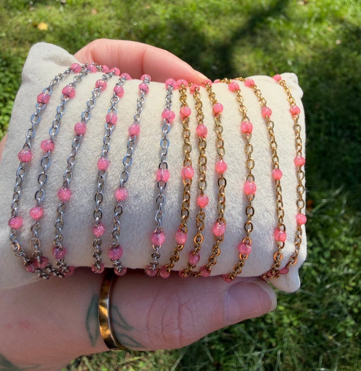 Pink Petal Glow Chain