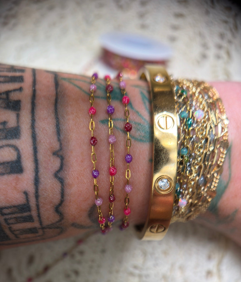Cherry Cola Collection – 14K PVD Gold
