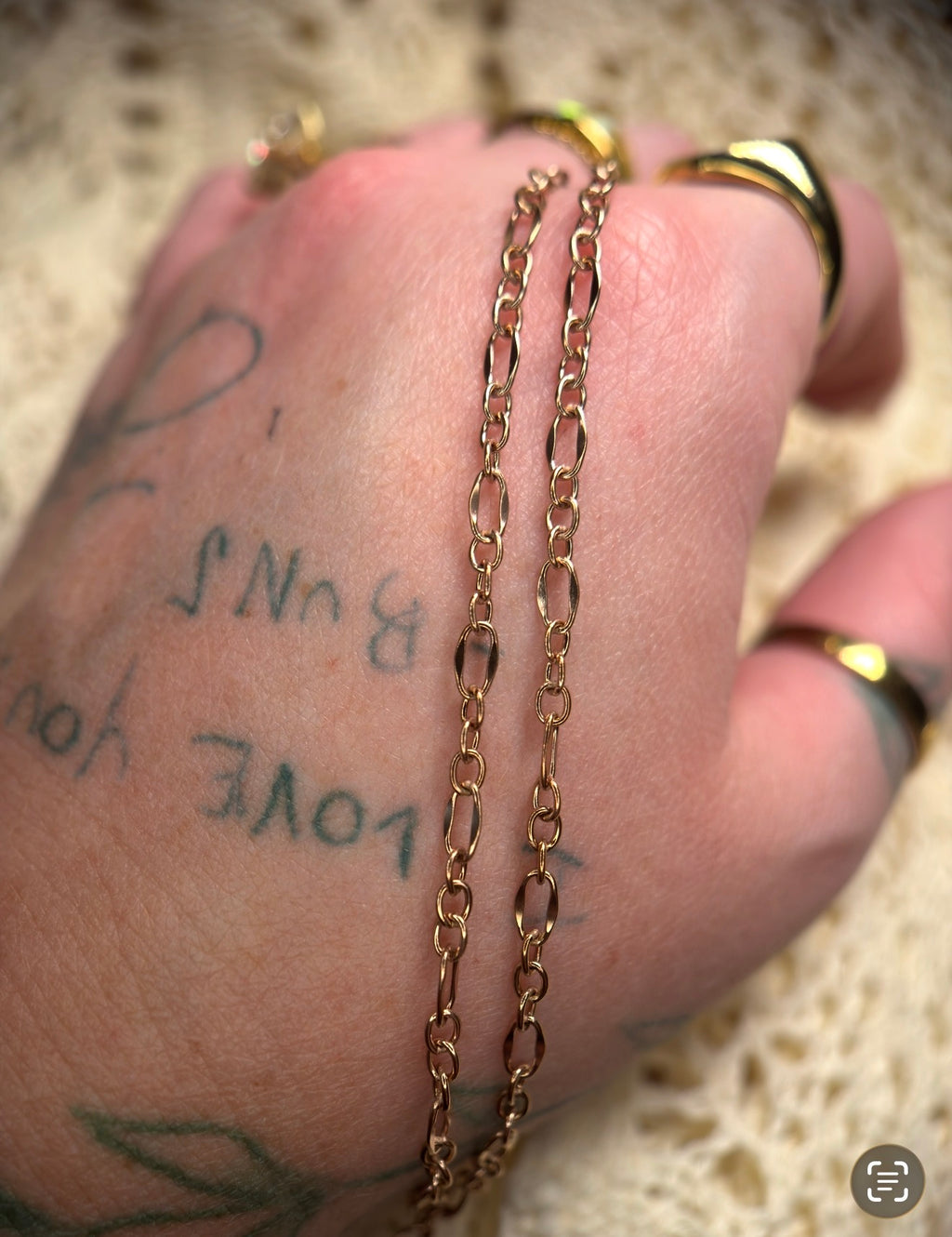 Rosé All Day ✨ |  Pvd Rose Gold Dapped Long & Short Chain