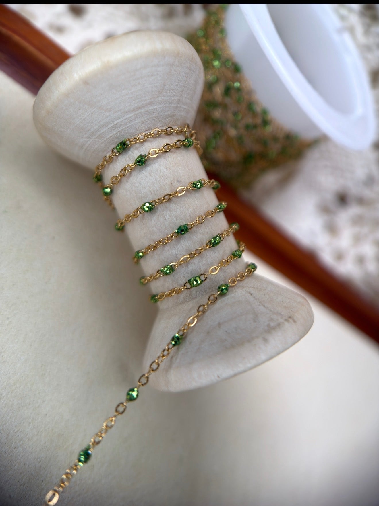 Lime Light Dainty Sparkle Chain
