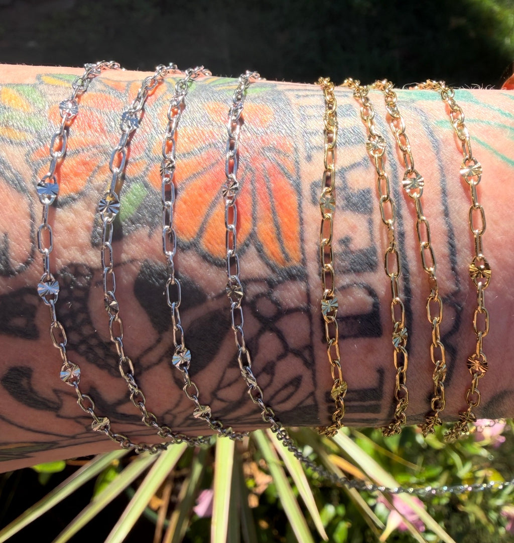 Sunburst Luxe Paperclip 1:3 — A Bigger Link | The Same Lilly Rose Glow