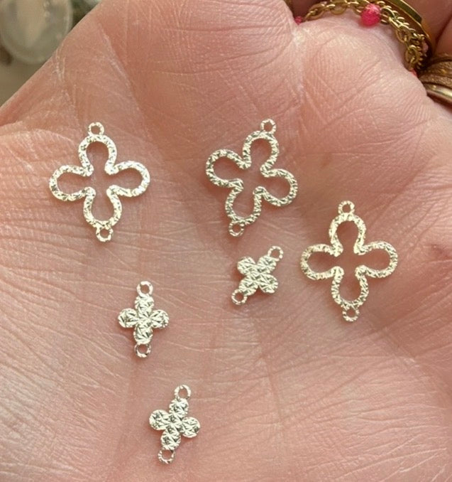 Lucky Luxe Clover Connectors | 925 Sterling Silver