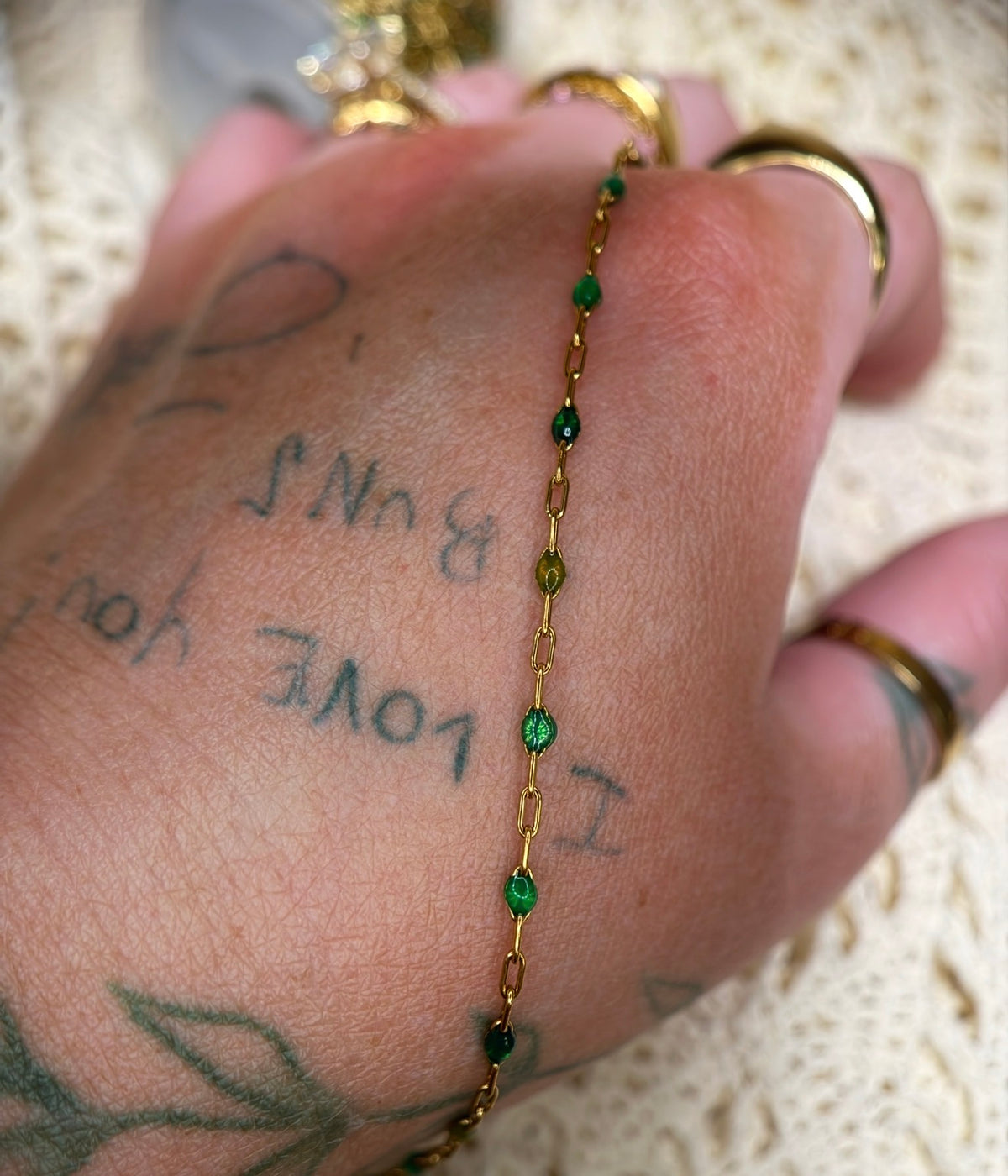 Green AF Sunburst Chain