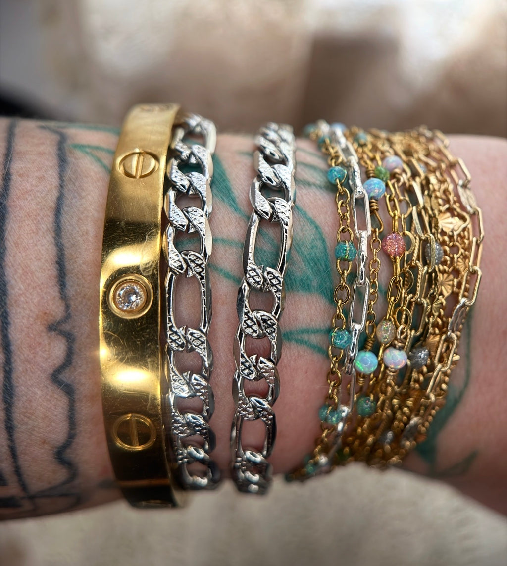 🤠 THE OUTLAW | Diamond-Cut Figaro ⛓️✨