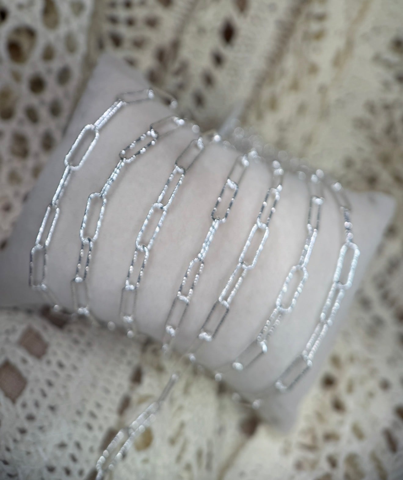 The Lori | 925 Sterling Silver Paper Clip Chain