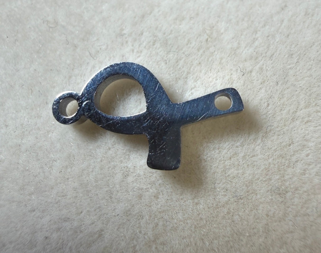 Hope in Every Link – Breast Cancer Awareness Connector Charm