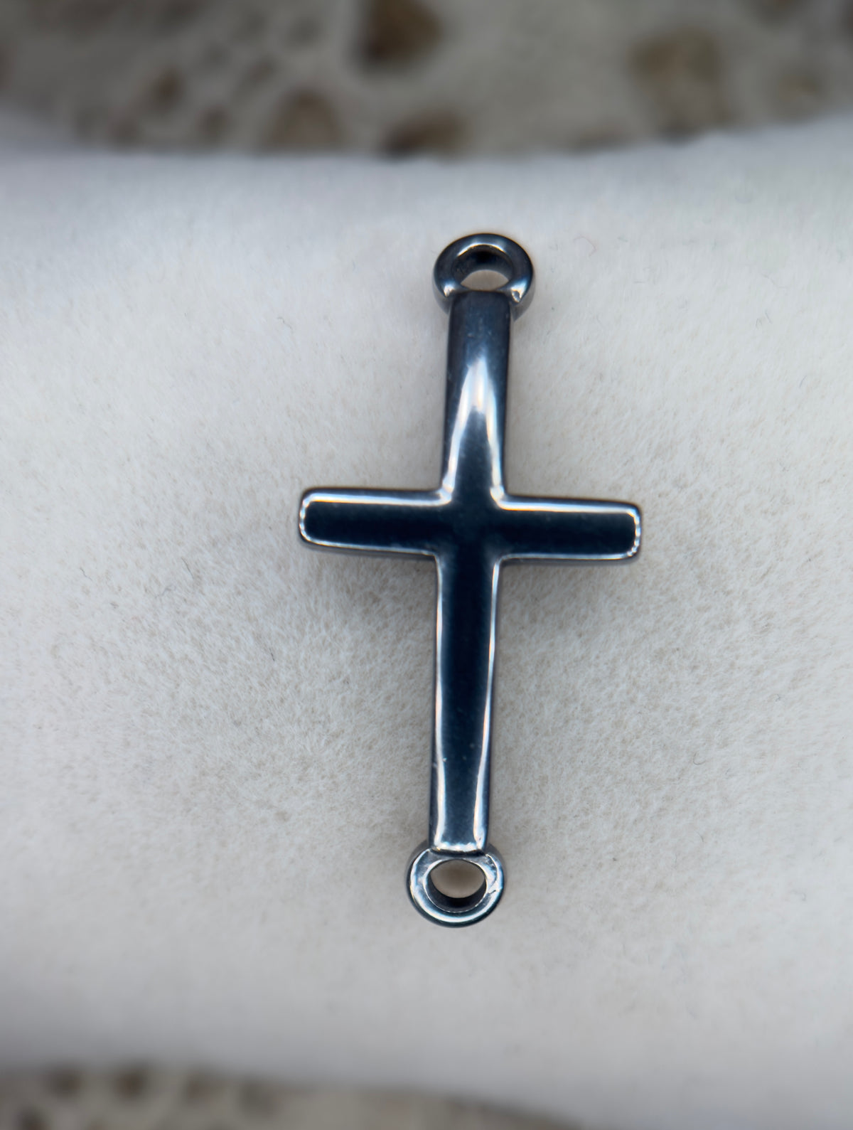 Dainty Cross Bangle Cuff