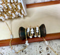 Triple Pearl Twist | Handmade Wire-Wrapped Pearl Chain