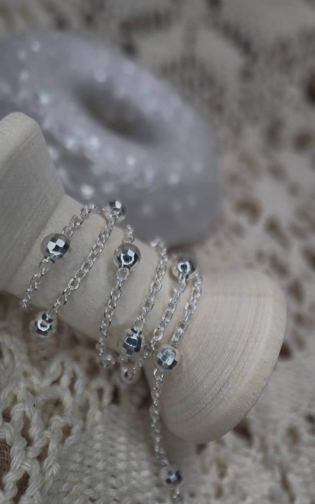 ✨ Disco Forever | 925 Sterling Silver | Satellite Bead Chain ✨