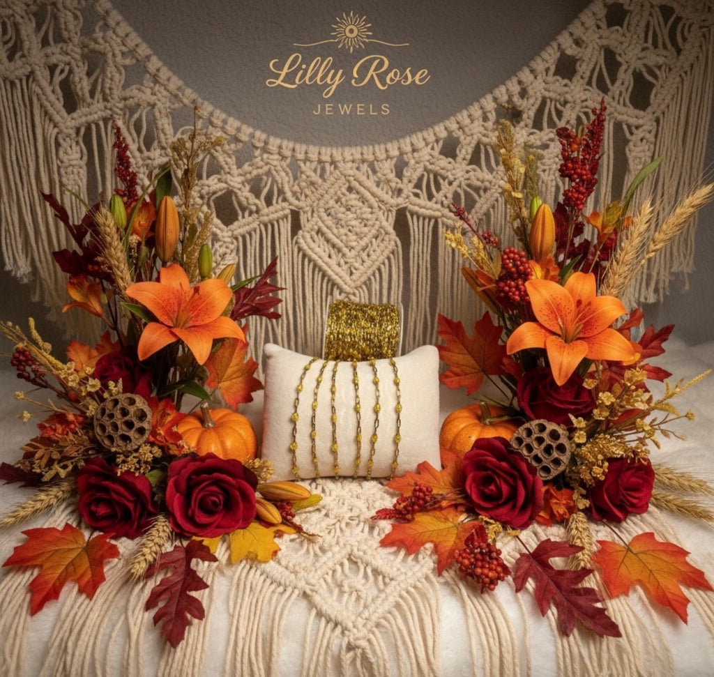 14K November Glow – Citrine Sunburst Birthstone Chain