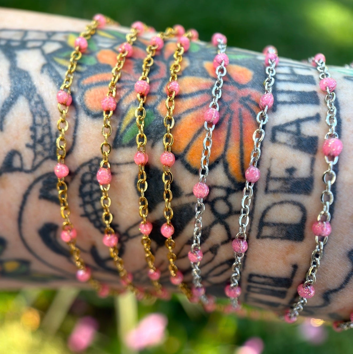 Pink Petal Glow Chain
