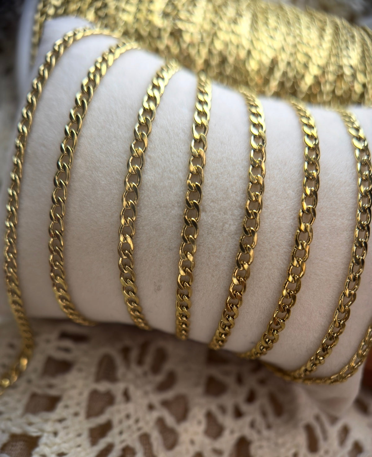 The Basic Babe Cuban | 3mm 14K PVD Gold