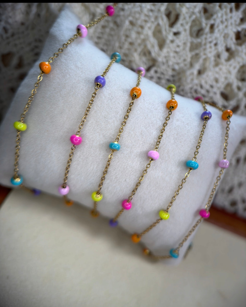 Neon Lights — Neon Enamel Satellite Chain