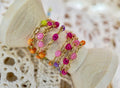 Electric Cowgirl Neon Sunburst Paper Clip Chain