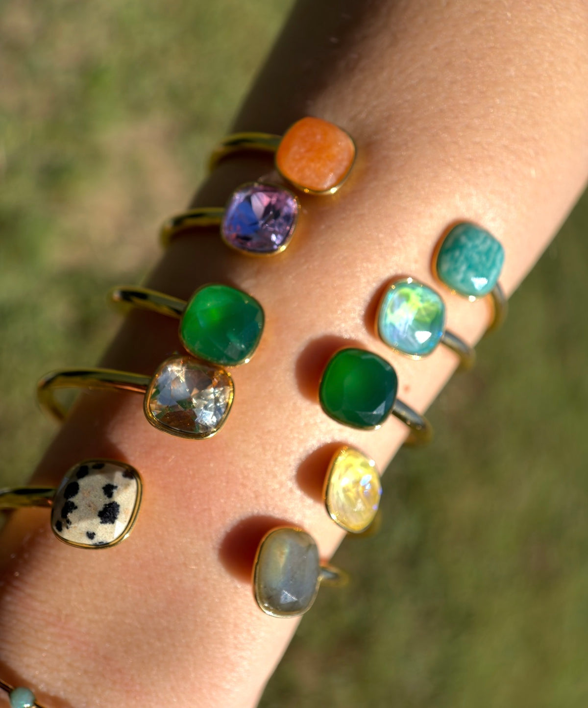 Gemstone Glow Mystery Cuff