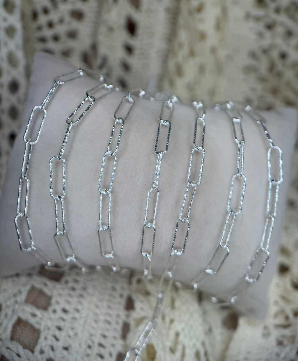 The Lori | 925 Sterling Silver Paper Clip Chain