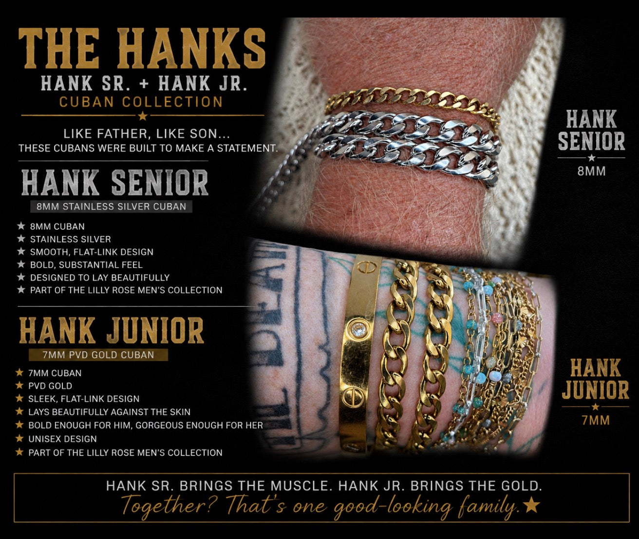 🤠 THE HANKS — HANK SR. + HANK JR. CUBAN COLLECTION