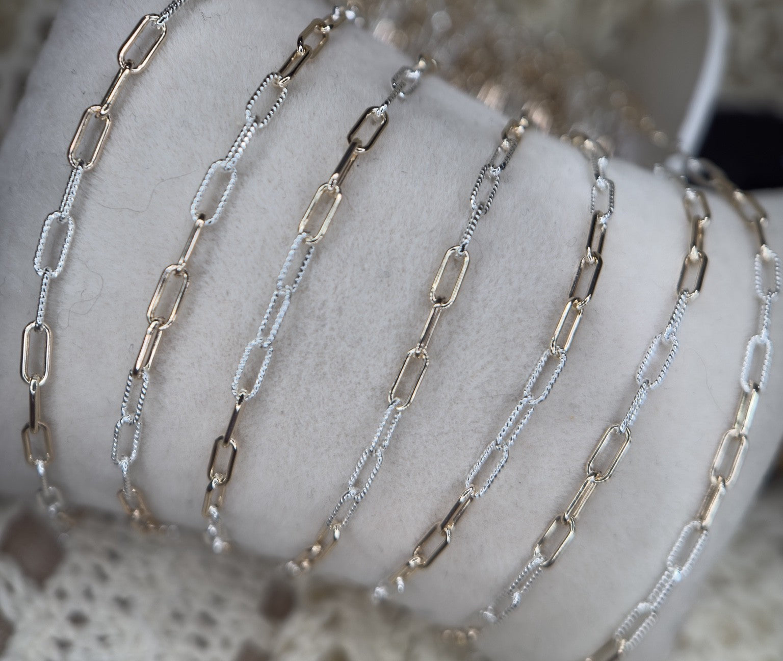 *SALE* Lilly Rose Paper Clip Chain | Gold Filled & Sterling Silver Mixed Metal