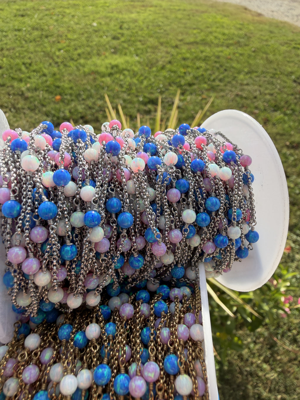 The Lilly Rose Tri-Colored Opalite™ Chain