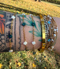 Emerald Glow Opalite Clover Chain TM