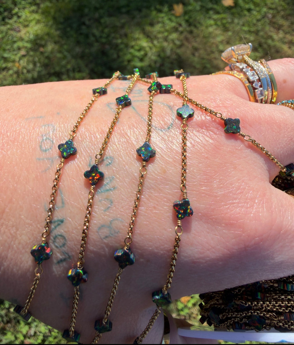 Fire Opal Radiance™ Rolo Chain