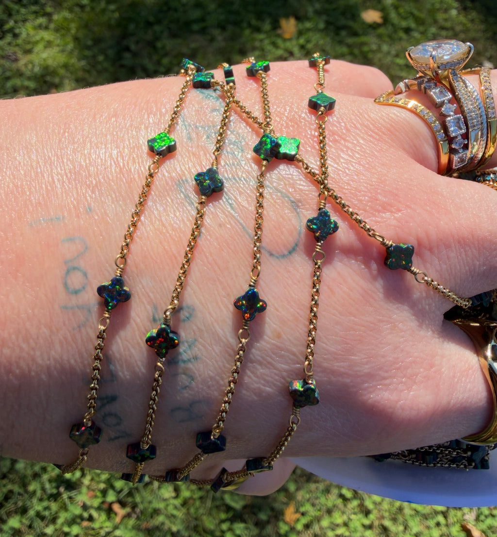 Fire Opal Radiance™ Rolo Chain