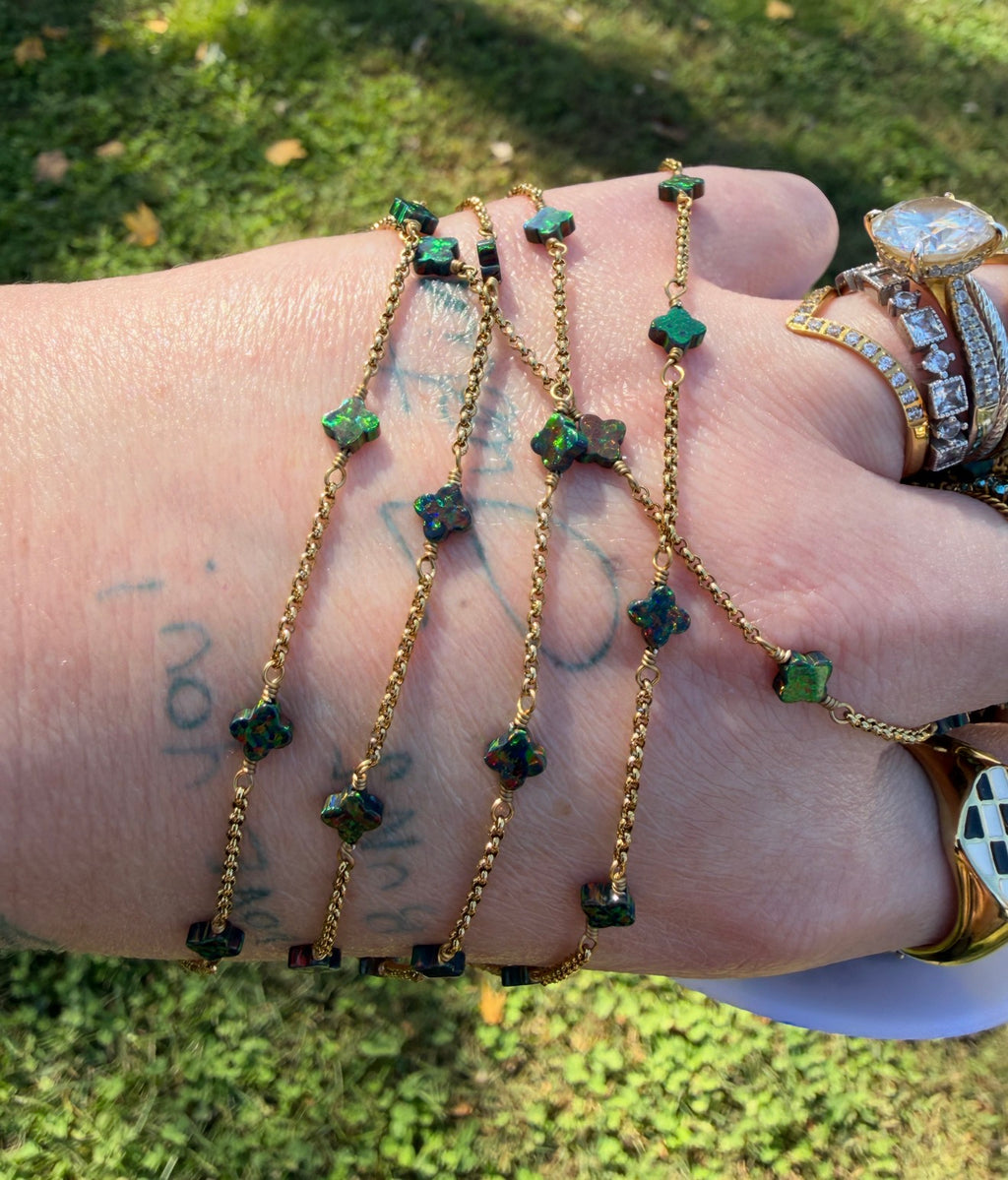 Fire Opal Radiance™ Rolo Chain