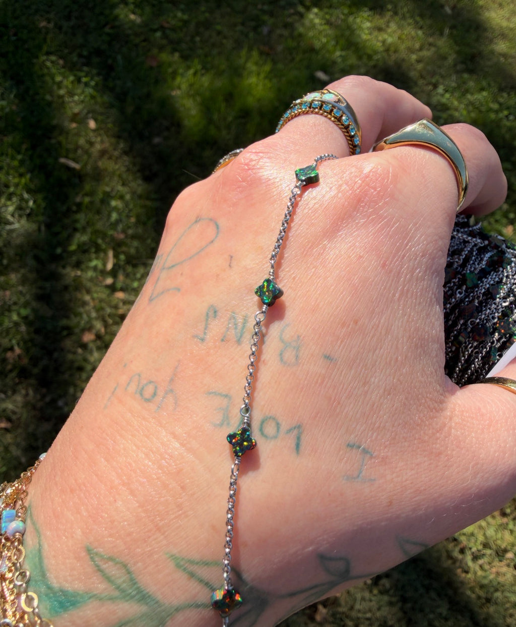 Fire Opal Radiance™ Rolo Chain