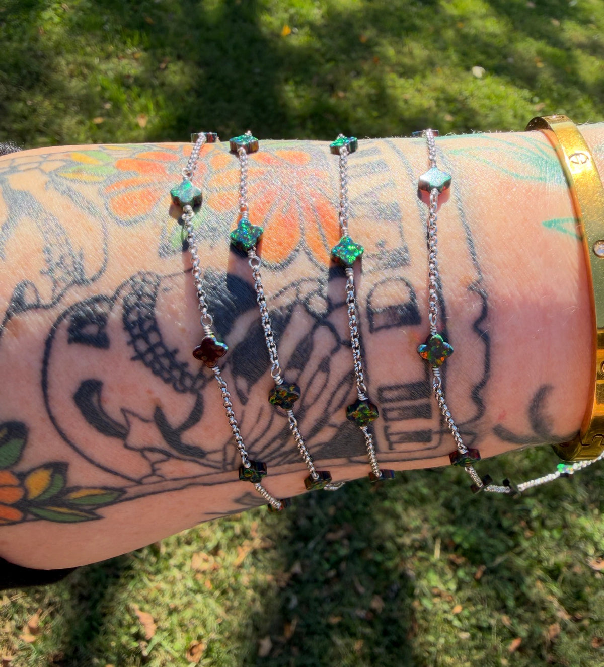 Fire Opal Radiance™ Rolo Chain