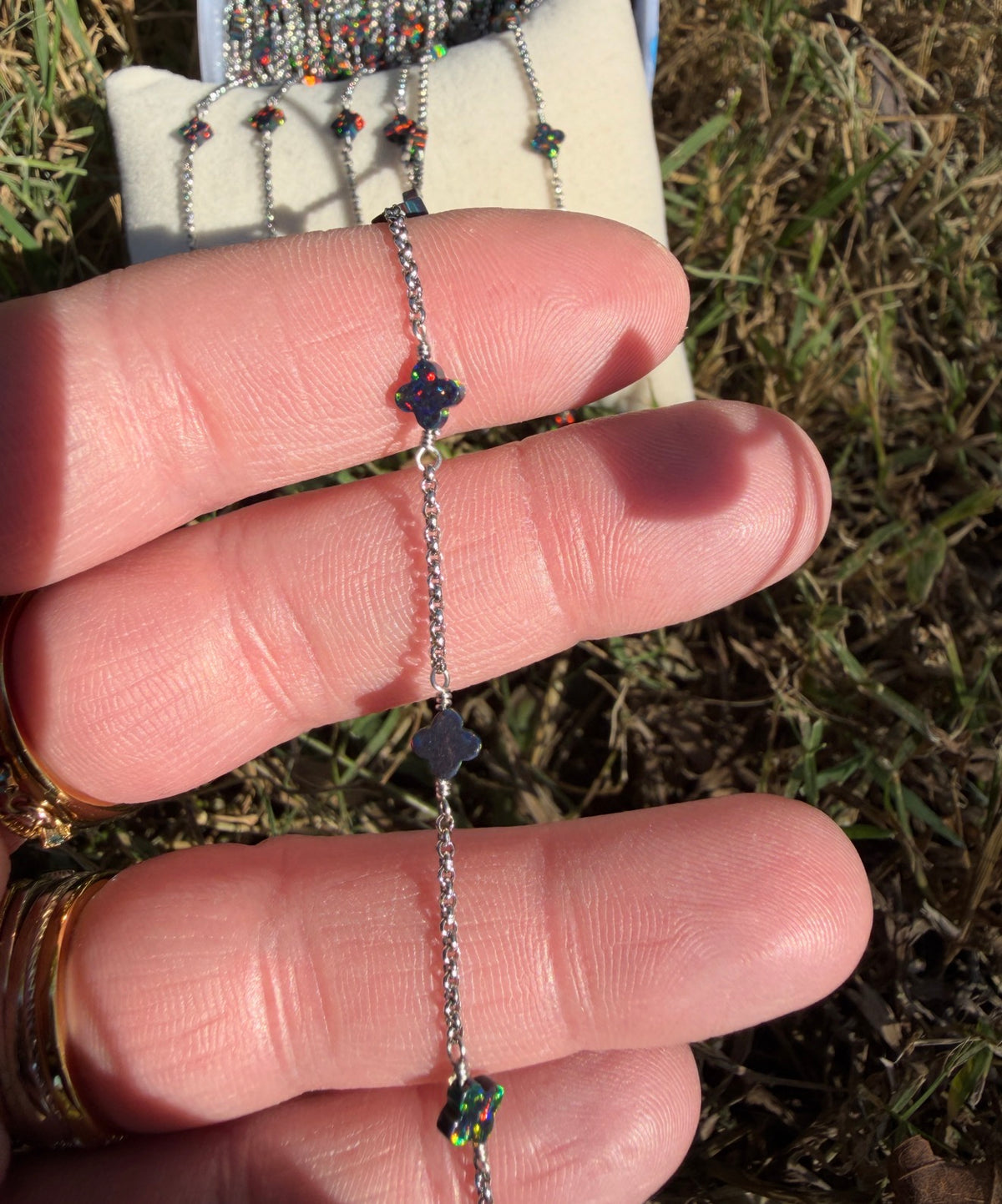 Fire Opal Radiance™ Rolo Chain