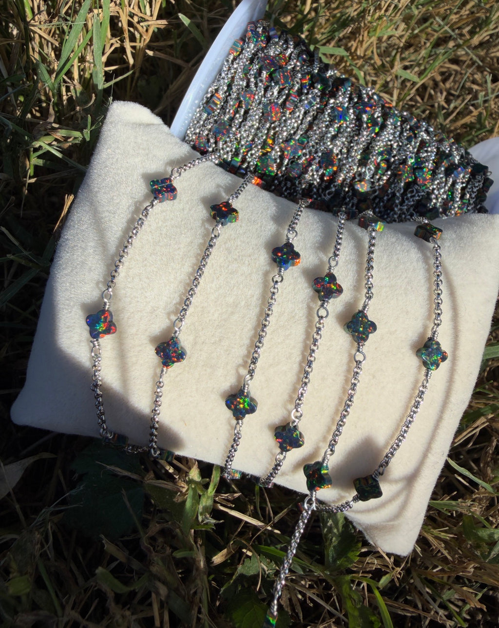 Fire Opal Radiance™ Rolo Chain