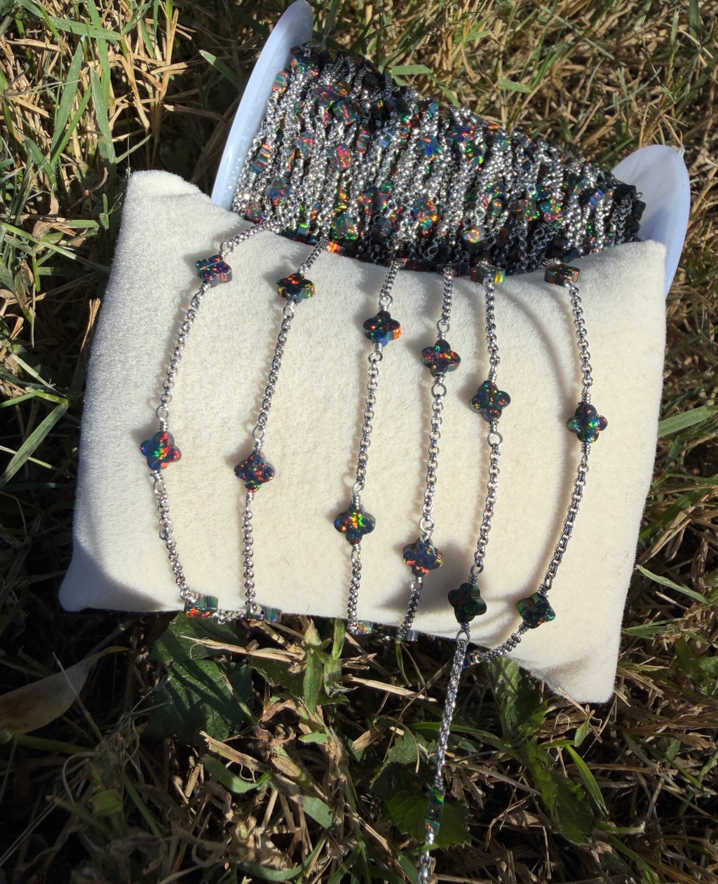 Fire Opal Radiance™ Rolo Chain