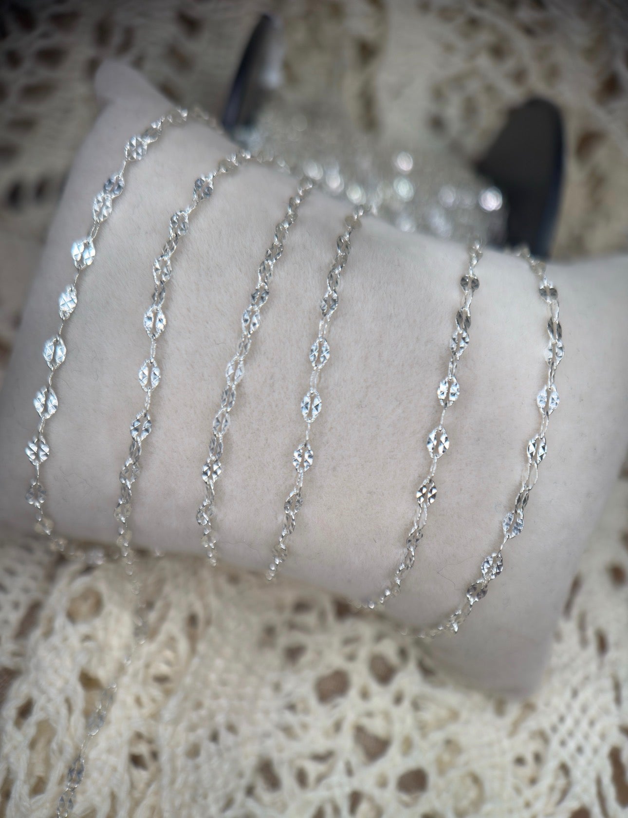 Sterling Silver Lip Chain