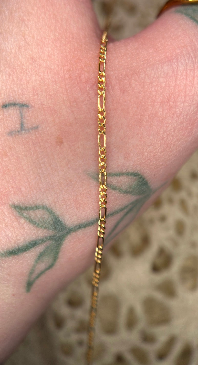 Gold Filled Figaro Chain