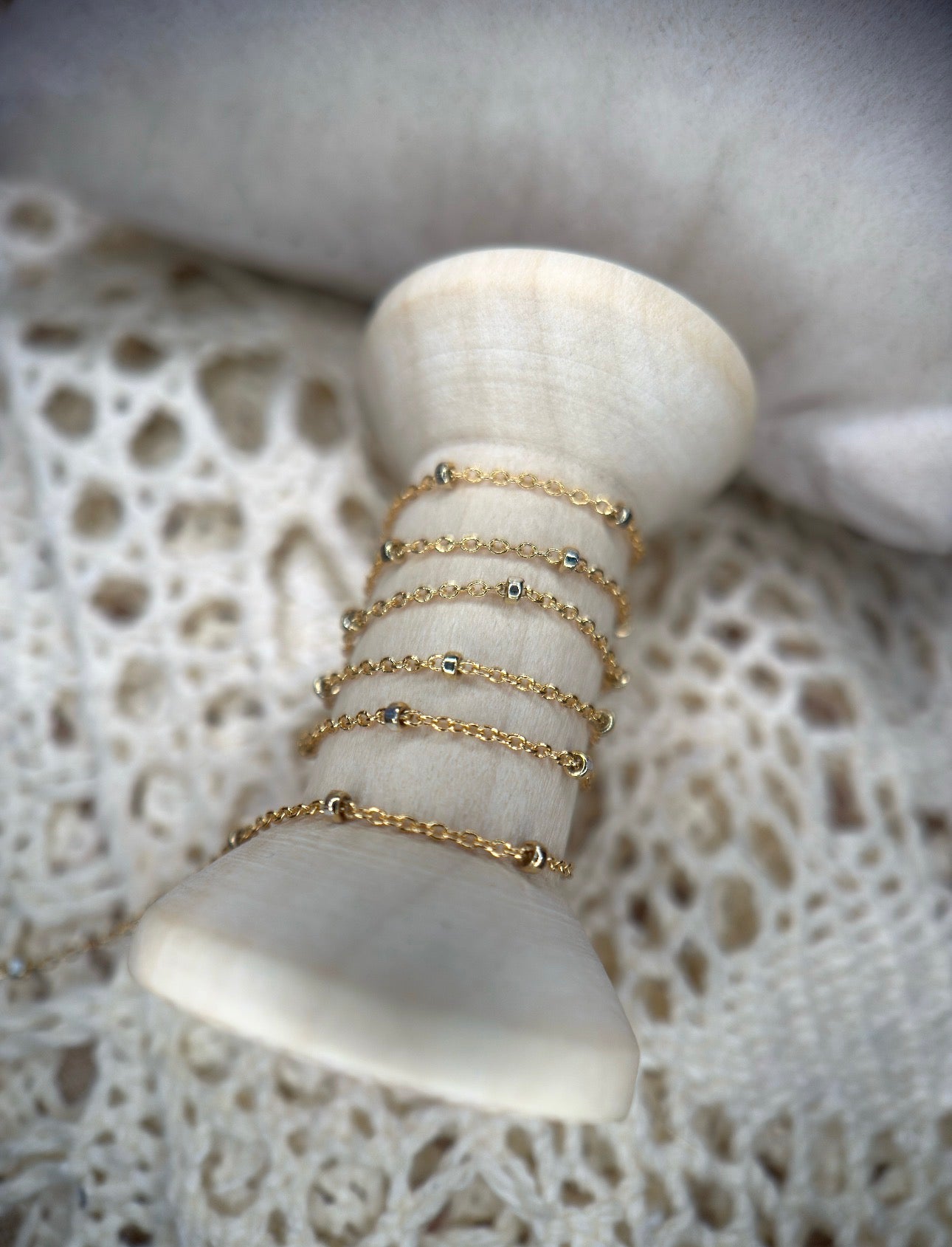 Gold Filled Mixed Metal Satellite Chain