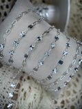 Large Starburst Paper Clip Chain