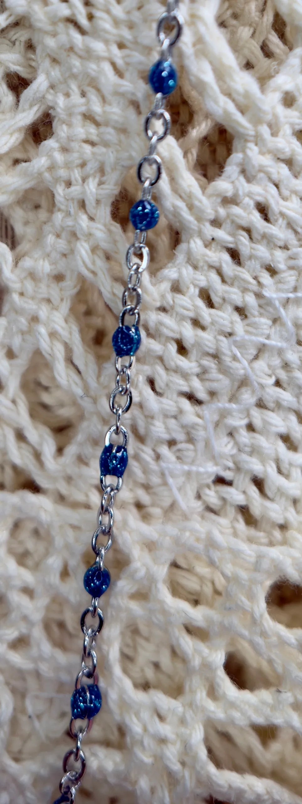 Blue Lagoon™ Enamel | 304 Stainless Steel Satellite Chain