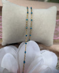 Blue Enamel | Dainty Chain