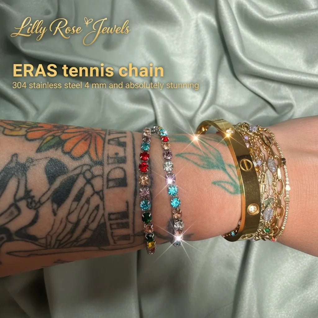 ERAS Rainbow | 4mm Tennis Chain
