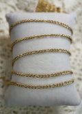 Figaro 14K PVD Gold Chain