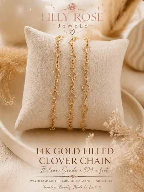Clover Chain 5:1| Gold Filled & 925 Sterling Silver