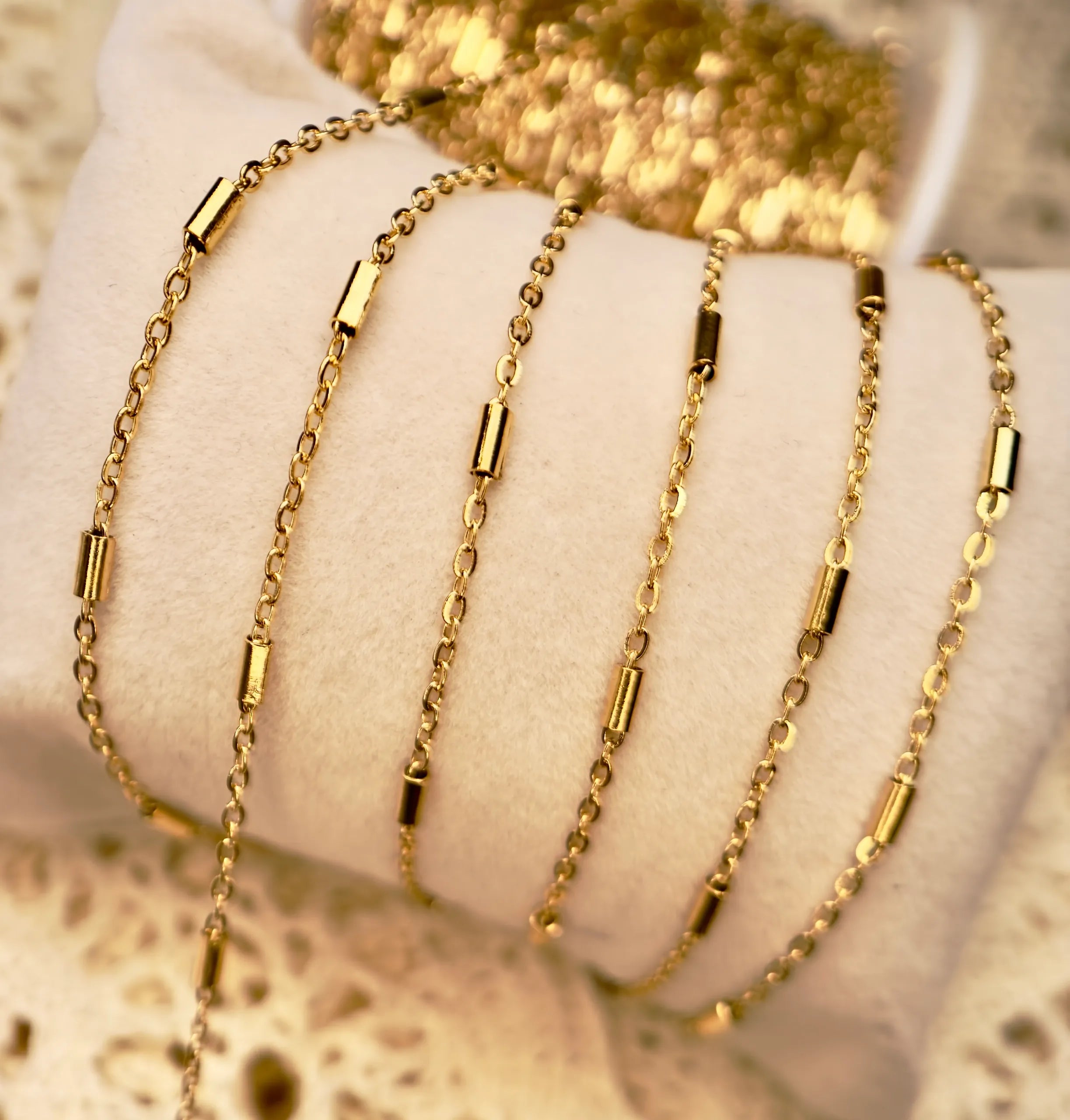 PVD Gold Skyline Chain
