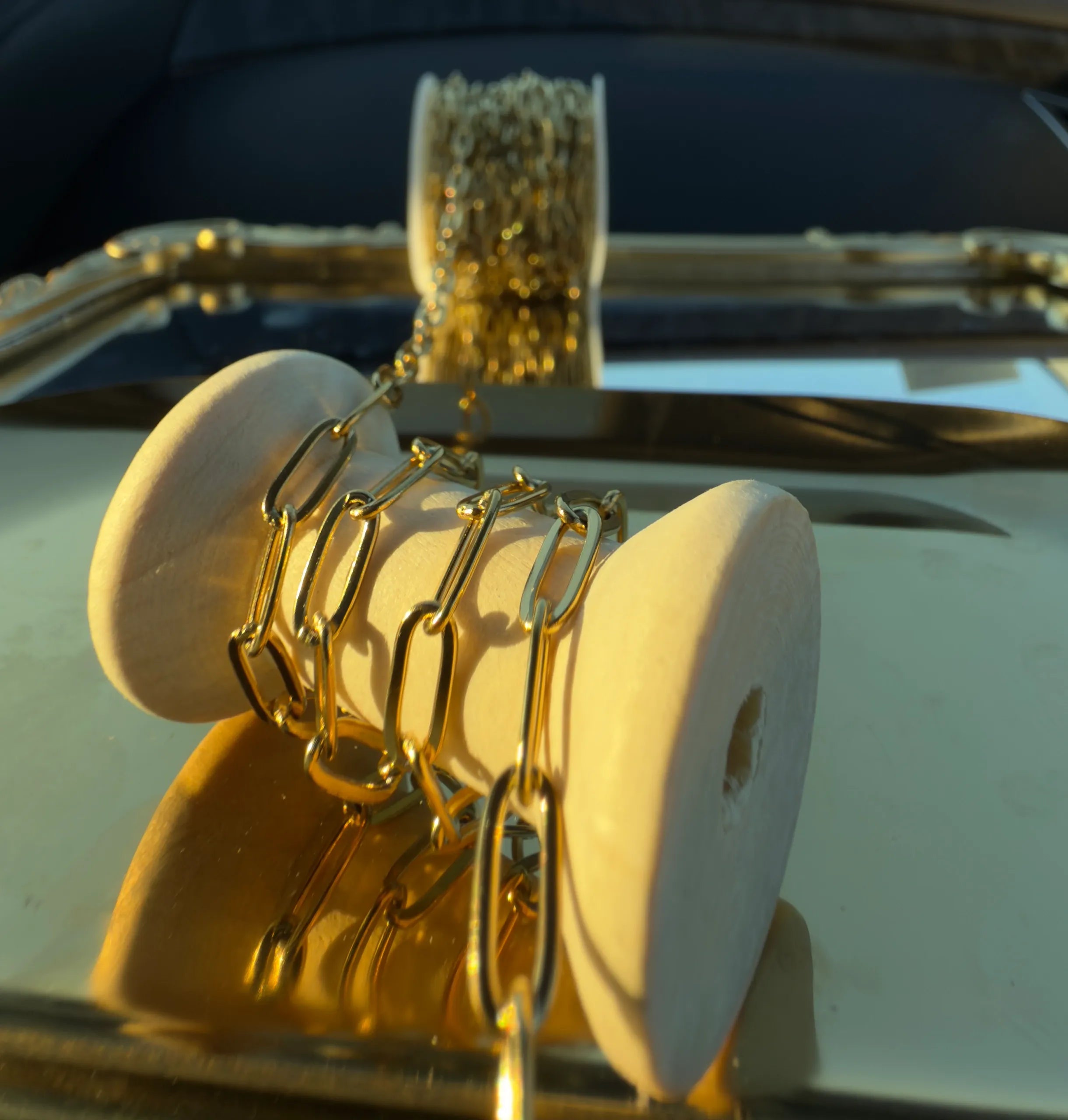 PVD Gold Large Paper Clip