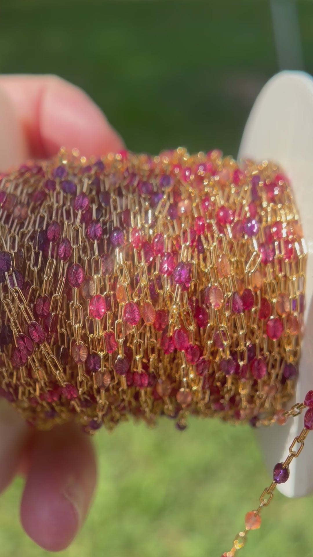 Lush Baddie — 14k gold filled Italian Enamel Chain